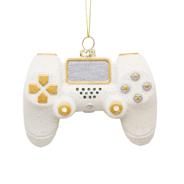 ivory-white-game-controller-ornament-cheerful-design